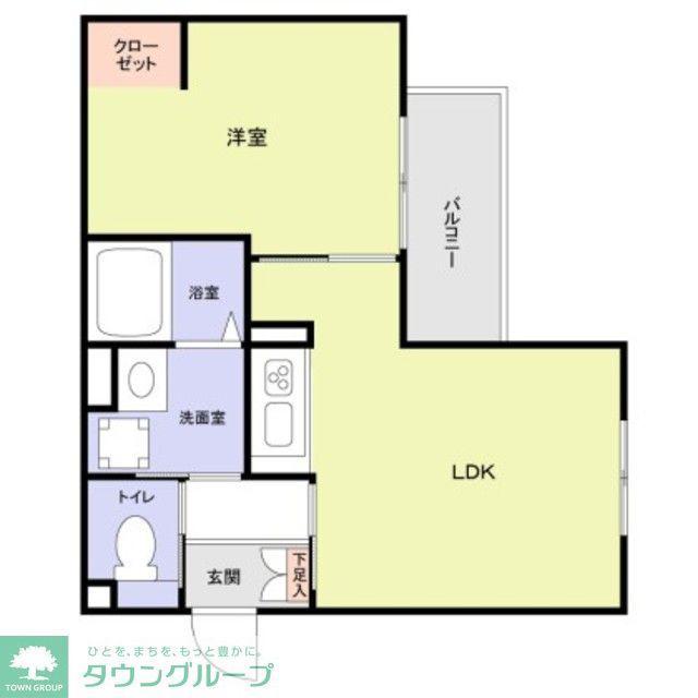 エムズ ヴィラ さいたま新都心(1LDK/3階)の間取り写真