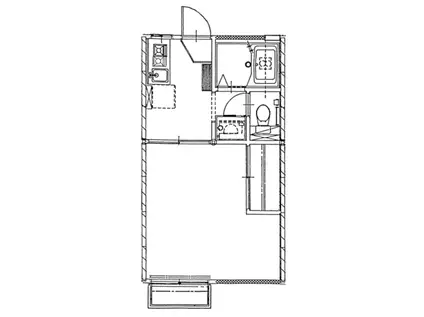 MT.COLLEGE I(1K/1階)の間取り写真