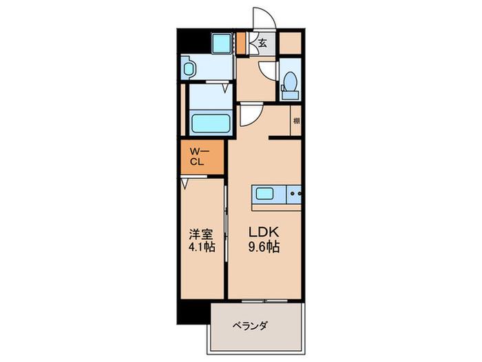 エクストラパレス(1LDK/2階)の間取り写真