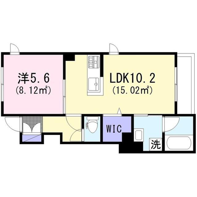アトリエ―ル(1LDK/1階)の間取り写真
