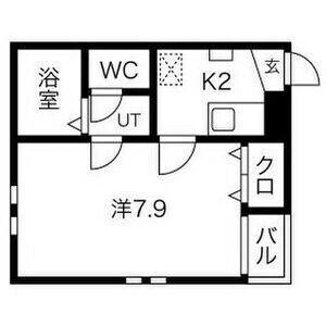 A-LEGATO鳥居西通(1K/3階)の間取り写真