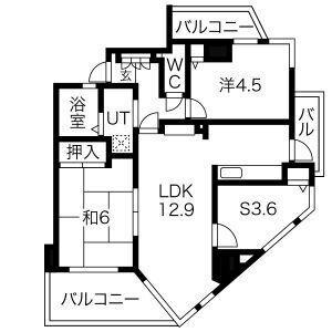 シティマンション赤池(2SLDK/2階)の間取り写真