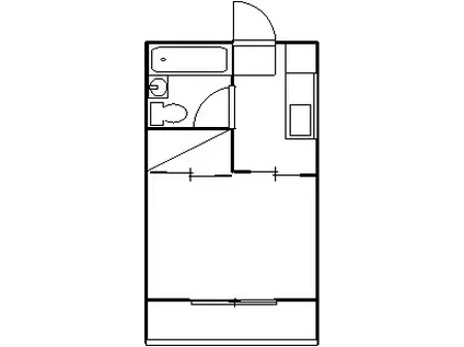 スマイルハイツ(1K/2階)の間取り写真