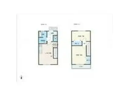 ピュアメゾンII 105(2LDK/1階)の間取り写真