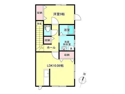 リオグランデ(1LDK/2階)の間取り写真