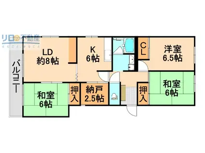 コープ野村伊丹昆陽(3SLDK/5階)の間取り写真