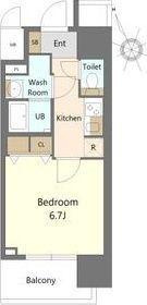 S-RESIDENCE四日市駅前COULEUR(1K/4階)の間取り写真
