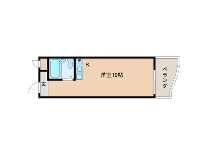 SSKビル(ワンルーム/8階)の間取り写真