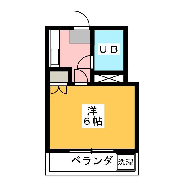アメニティー美園(1K/1階)の間取り写真
