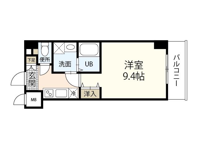 KYOWA RESIDENCE KOAMI(1K/7階)の間取り写真