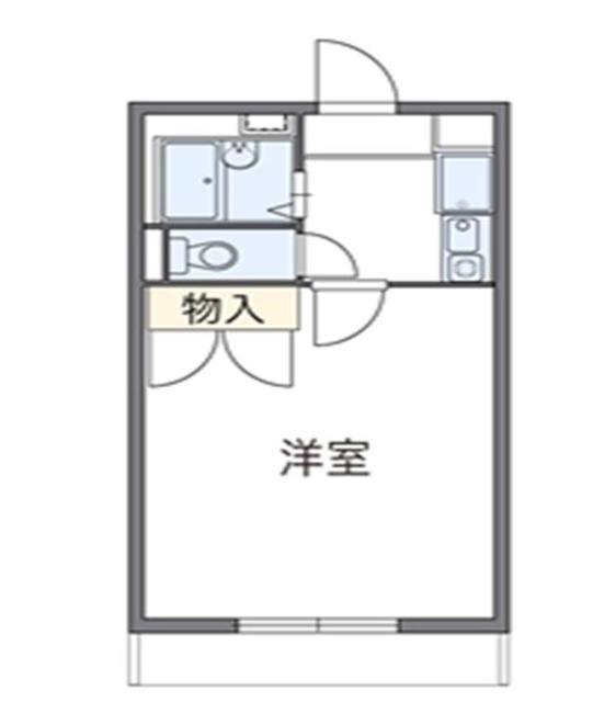 EAハイツ多摩センター(1K/1階)の間取り写真