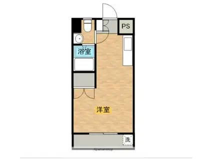 ガーデンプラザ田野(ワンルーム/2階)の間取り写真