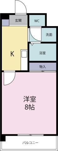 ハイム オアシス(1K/3階)の間取り写真