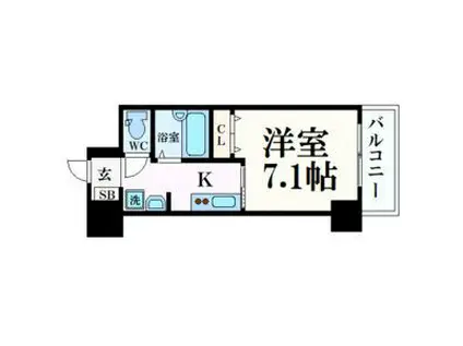 GP栄本町通(1K/11階)の間取り写真