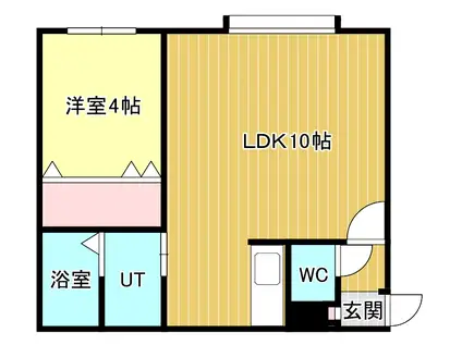 KH-MODE(1LDK/1階)の間取り写真