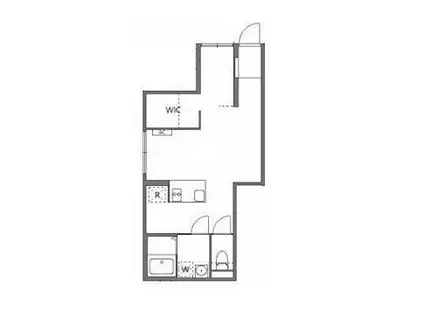 アピチェ戸越銀座(1LDK/1階)の間取り写真