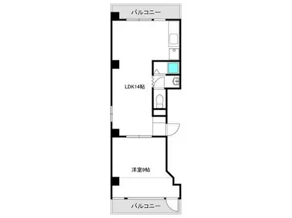 シティーコープ西荻(1LDK/2階)の間取り写真