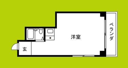エムロード関目(ワンルーム/3階)の間取り写真