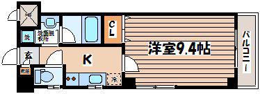 ハイツグロー(1K/2階)の間取り写真