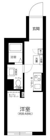 長楽町屋レジデンス(ワンルーム/5階)の間取り写真