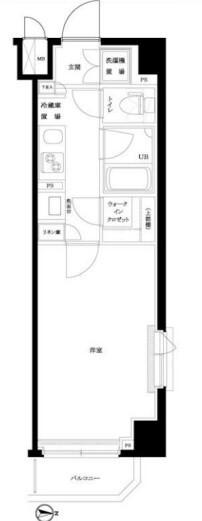 ルーブル錦糸町参番館(1K/6階)の間取り写真