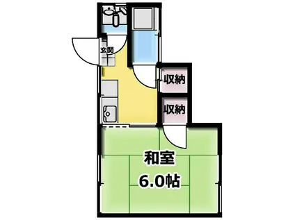 いずみ荘-永福3丁目-(1K/2階)の間取り写真