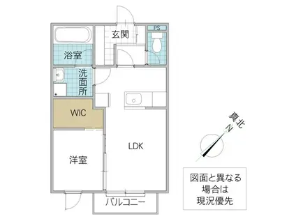 HIGASHI-AKATSUKA TERRACE(1LDK/2階)の間取り写真