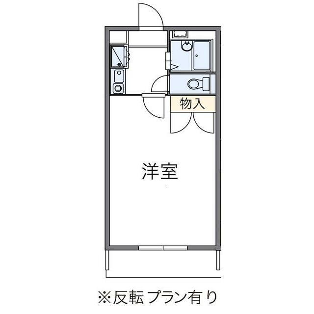 アビーロード(1K/1階)の間取り写真