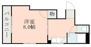 コーポ薬師堂(1K/3階)の間取り写真
