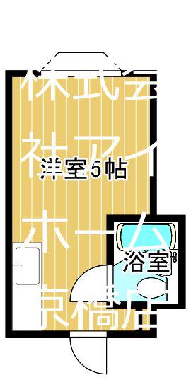 ラパンジール都島(ワンルーム/2階)の間取り写真