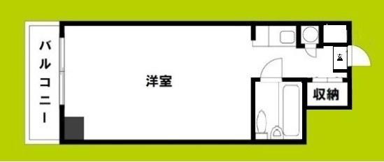 ティーズ桜川マンション(ワンルーム/1階)の間取り写真