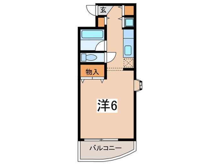 グランドメゾン青山(ワンルーム/3階)の間取り写真