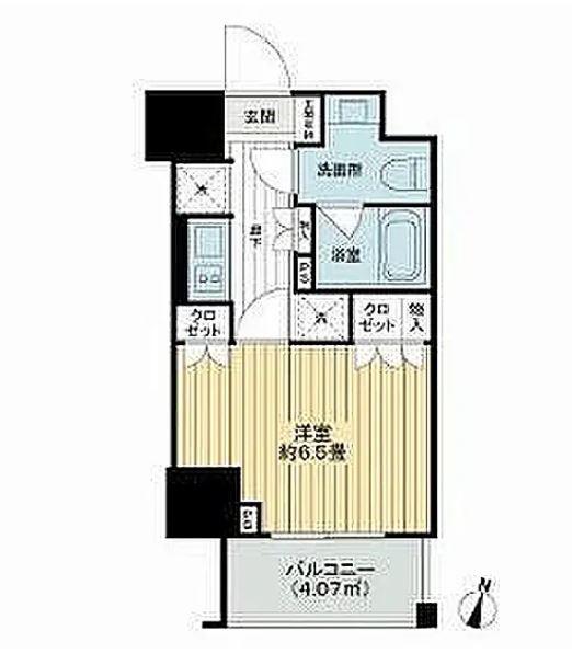 ライオンズ千代田岩本町ミレス(1K/10階)の間取り写真