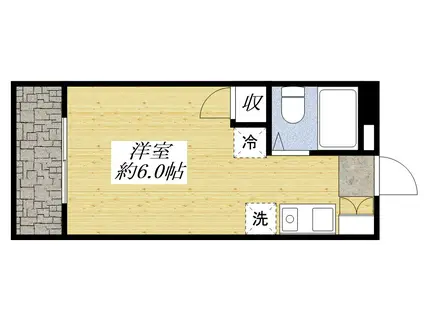 アベニュー耕和(ワンルーム/1階)の間取り写真