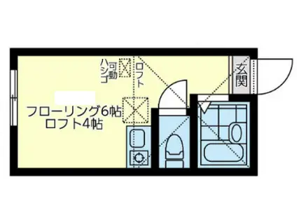 ユナイト南太田エターナルシー(ワンルーム/1階)の間取り写真
