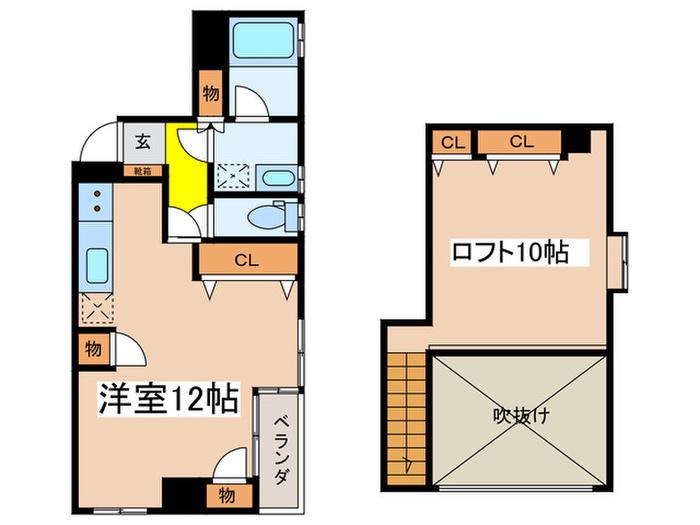 CASA DE SEIJOII(ワンルーム/5階)の間取り写真