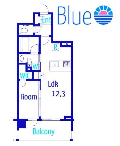 PORTSIDE URBAN RESIDENCE(1LDK/8階)の間取り写真