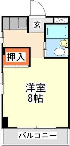 マザック千代田(ワンルーム/4階)の間取り写真