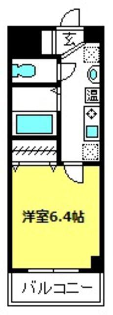 スパシエフィールドS新都心(1K/3階)の間取り写真