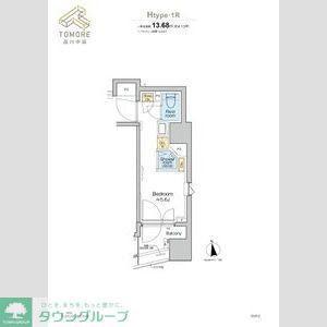 TOMORE品川中延(ワンルーム/3階)の間取り写真