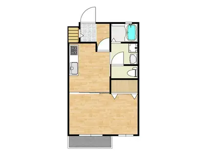 シャトレーゼ・K(1LDK/1階)の間取り写真