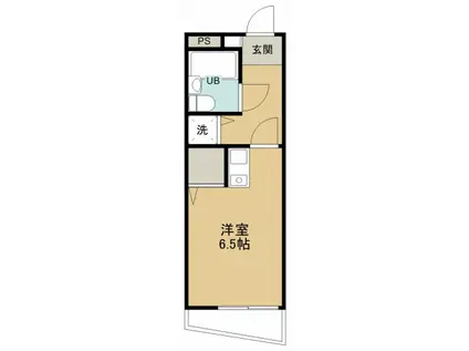 煉瓦館132(ワンルーム/3階)の間取り写真