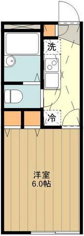 レオパレスリーブラ(1K/2階)の間取り写真