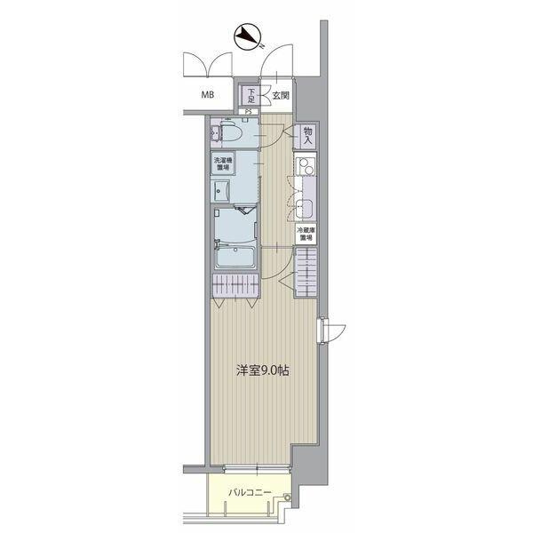 プログレッソ岐阜駅前(1K/7階)の間取り写真