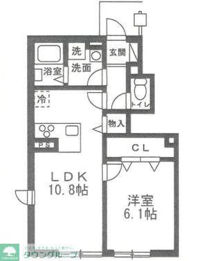 川崎市麻生区高石3丁目PJ(1LDK/1階)の間取り写真