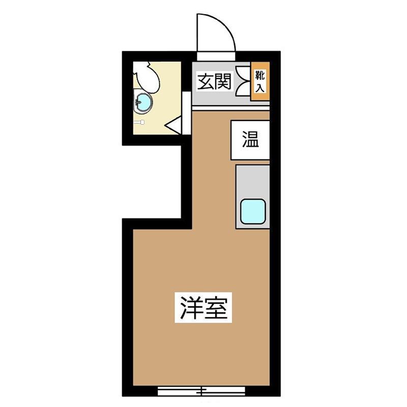DIAMOND RESIDENCE堤通(ワンルーム/3階)の間取り写真