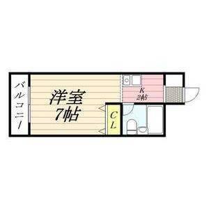 メゾン・ド・北円山(1K/11階)の間取り写真
