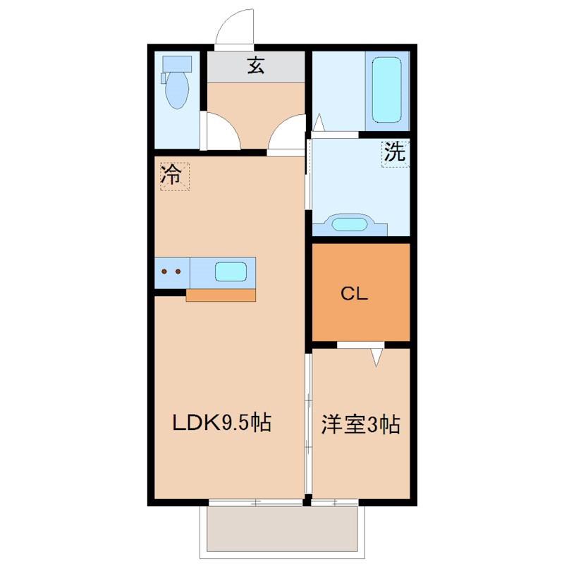 ROYAL STAGE(1LDK/2階)の間取り写真
