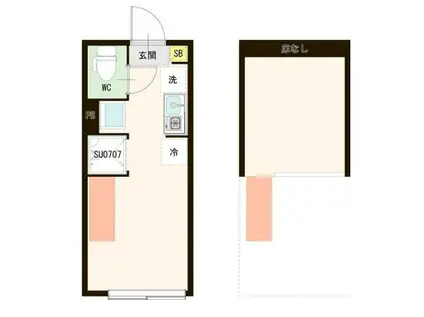 メゾン・コウ 西中延(ワンルーム/2階)の間取り写真