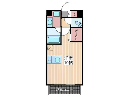 DER GLANZ.Y2比治山(ワンルーム/12階)の間取り写真